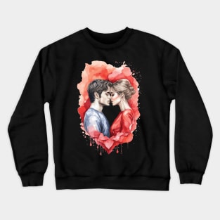 art love couple Crewneck Sweatshirt